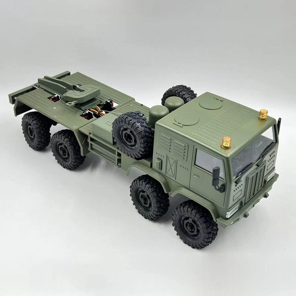 1/18 Military Car 8X8 All Wheel Steering RC Off Road RTR Vehicle 2Speed Gearbox - Image 2 of 4