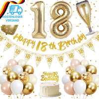 18. Geburtstag MäDchen, 18 Geburtstag Deko, Happy 18Th Birthday Banner, 40 Zoll