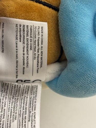 Pokémon Squirtle Plush With Pumpkin Bag Halloween 🎃 8” Jack-o’-lantern NWOT - Picture 7 of 8