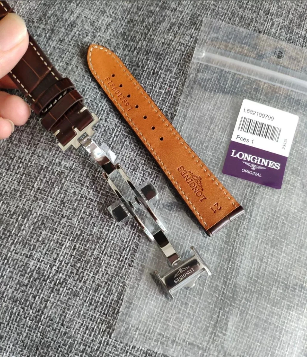 Longines Leather Wristwatch Bands 21 mm Band Width for sale | eBay