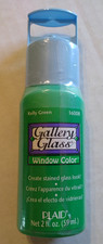 Plaid Gallery Glass Window Color KELLY GREEN 16008 Stained Glass Paint 2oz 59ml