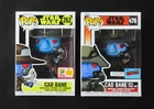(2) NEW Funko Pop CAD Bane #262 #476  Star Wars - Official 2018 SDCC, 2021 NYCC