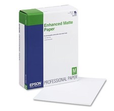 Enhanced Matte White Photo Paper 8.5"x 11" 250 Sheets 10 mil New Sealed
