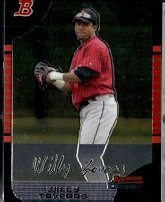 2005 Bowman Draft Picks & Prospects Willy Taveras Chrome BDP11 Houston Astros