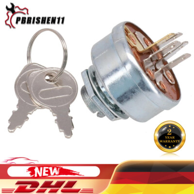 Zündschloss 5-polig für fast alle Rasentraktor Husqvarna MTD Murray Roper Toro