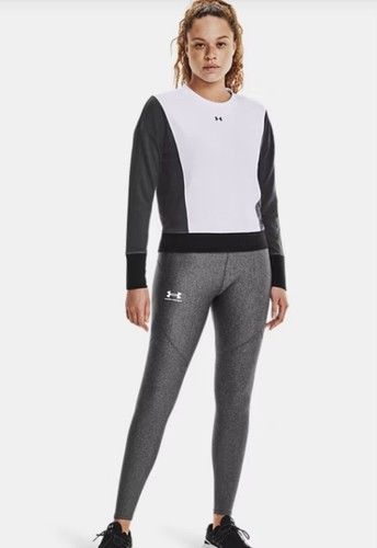 Under Armour Womens Rival Terry Crew Sweatshirt Loose Fit Long Sleeve Sz 2XL New