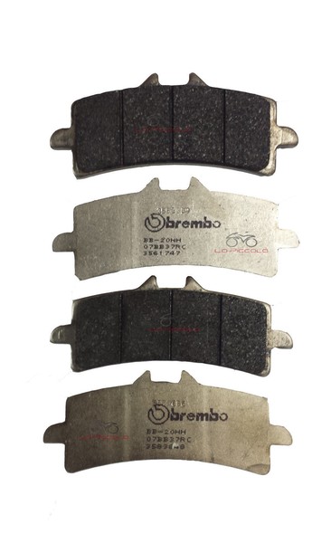 07BB37RC Brembo Carbon BremsbeläGe Vorne Ducati Diavel 1200 Weiß Streifen 2014-image