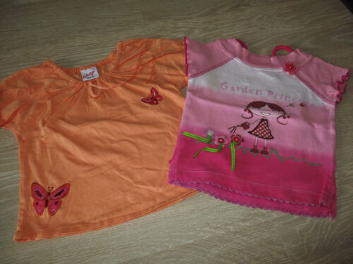 zwei schöne  T-Shirt `s Gr. 104 WHOOPI orange + PALOMINO pink - Bild 1 von 5
