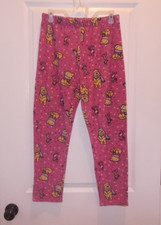 Disney Winnie the Pooh Women's Size Small Pink Fleece Sleep Pajama Lounge Pants