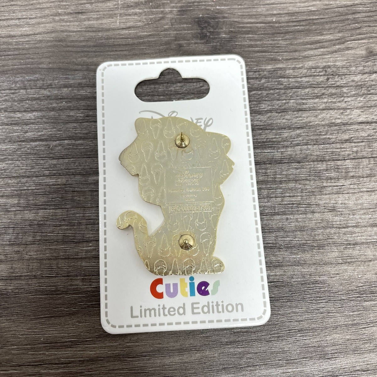 Disney レアセル画 Disney Pin Shere Khan Villain Cutie Jungle Book LE300 DSF