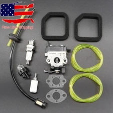 Carburetor Tune Up Kit for For BLACK & DECKER GST33 Gas Trimmer 5140113-78 Plug
