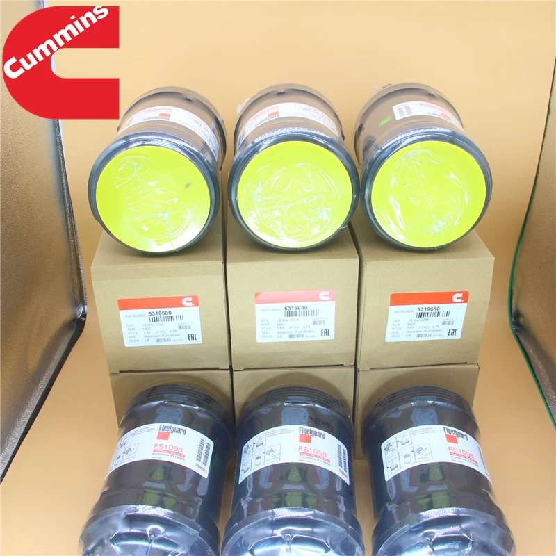 SIX Fuel/Water Separator Filters FS1098 fits Freightliner B6.7 ISB6.7 L9 ISL8.9 - Image 2 of 4