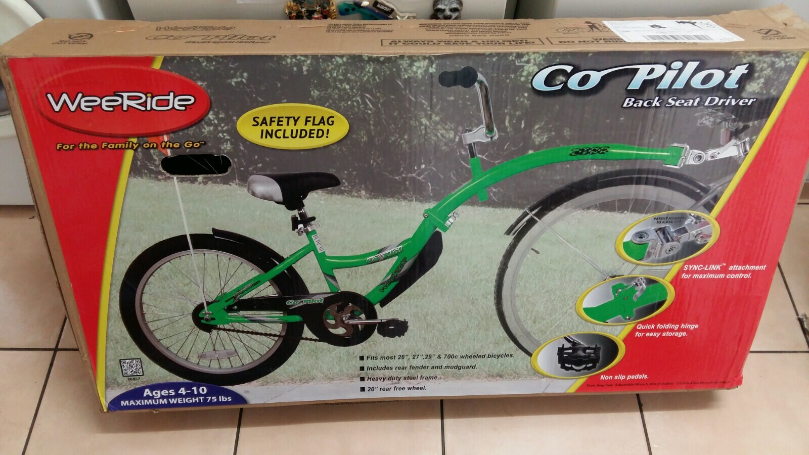 weeride co pilot back seat driver