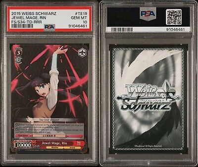 PSA 10 JEWEL MAGE RIN FS/S34-TE19R RRR FATE STAY NIGHT WEISS PSA 10 JEWEL MAGE RIN FS/S34-TE19R RRR FATE STAY NIGHT WEISS