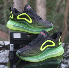 Nike Air Max 720 Retro Future Size 6Y Black Volt Crimson Custom AQ3196-005