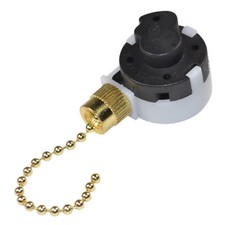 Switch 3-Speed 4-Wire Pull Chain Control for Harbor Breeze Ceiling Fan
