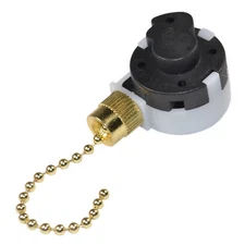 Switch 3-Speed 4-Wire Pull Chain Control for Harbor Breeze Ceiling Fan