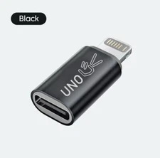 OTG Lighting iOS to USB C Male Adapter NOT CHARGER For plug USB-C Flash, Camera