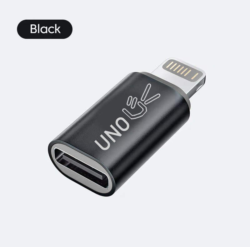OTG Lighting iOS to USB C Male Adapter NOT CHARGER For plug USB-C Flash&Camera
