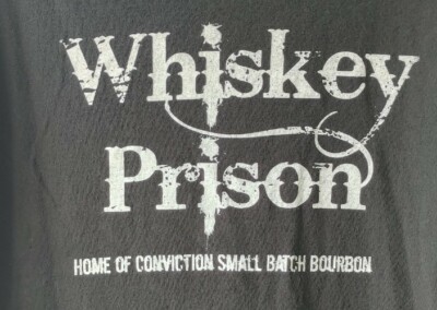 GUC Whiskey Prison Medium T Shirt ''Home of the Conviction Small Batch Bourbon''
