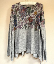Anthropologie Saturday Sunday Kenny Hacci Gray Sweater Small Lightweight Stretch