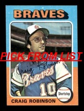 1975 Topps 247-454 EX/EX-MT Pick From List All PICTURED uu4
