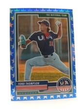 2023 Panini Stars & Stripes Ford Thompson Blue Prizm /75