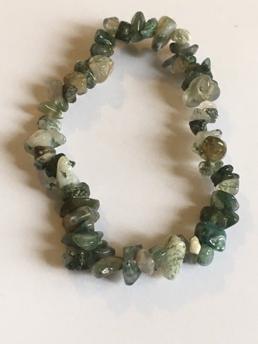 Pulsera de Ágata Piedras Naturales Lithotherapy Nuevo - Picture 2 of 5