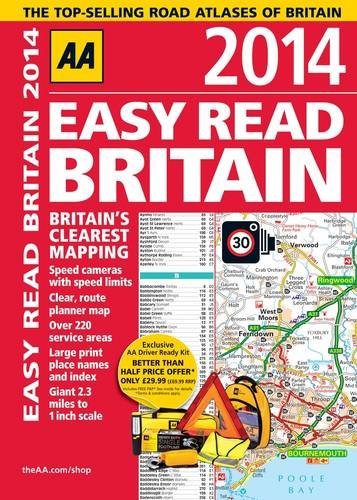 AA Easy Read Britain 2014 (Road Atlas) By AA Publishing - Bild 1 von 1