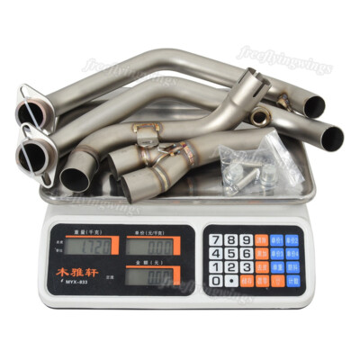 For VOGE 350 AC Header Front Link Pipe Motorcycle System Slip-on Stock Exhaust