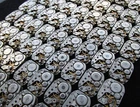 Lot 55 ladies watch movements LUCH Geneve Waves Anglage 14x18 mm. Steampunk Art