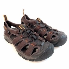 Bearpaw Memuru Men  s 8 Chocolate Brown Amphibious Hiker Athletic Sandals   