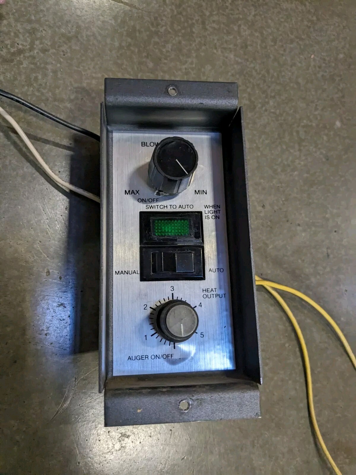 Envirofire EF-II FS Pellet Stove Control Panel