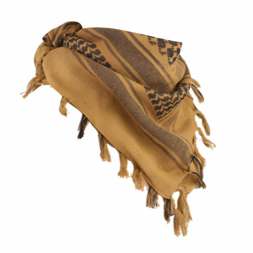 Shemagh Nero Unisex Sciarpa Militare Shemagh In Cotone 100% &ndash; Stile Arabo Palestinese, Perfetta Per Avventure E Stile Shemagh Palestinese