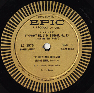 Anton√≠n Dvo≈ô√°k : The Cleveland Orchestra, George Szell