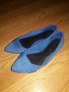 royal blue ballet flats