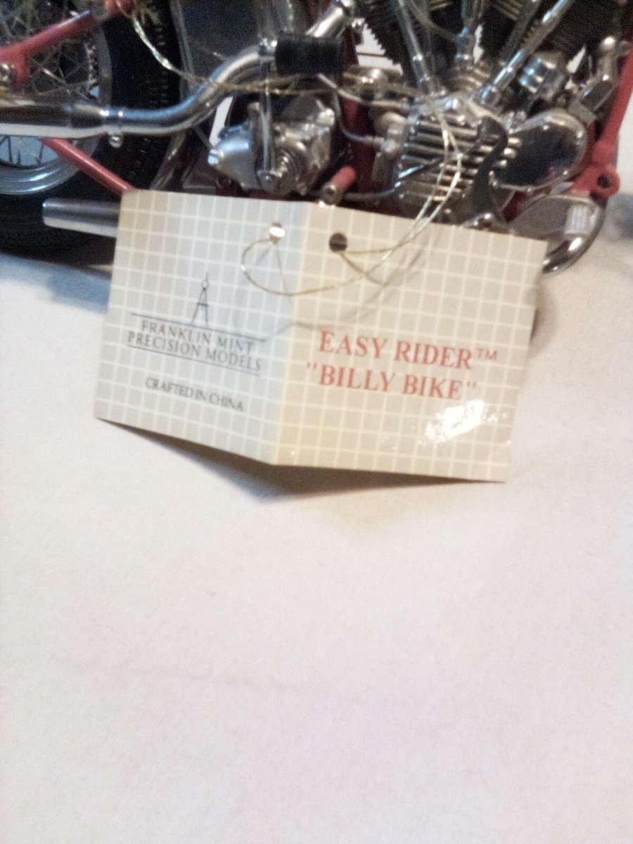 Franklin Mint Harley Davidson Easy Rider Billy Bike 1:10 Die Franklin Mint Harley Davidson Easy Rider Billy Bike 1:10 Die