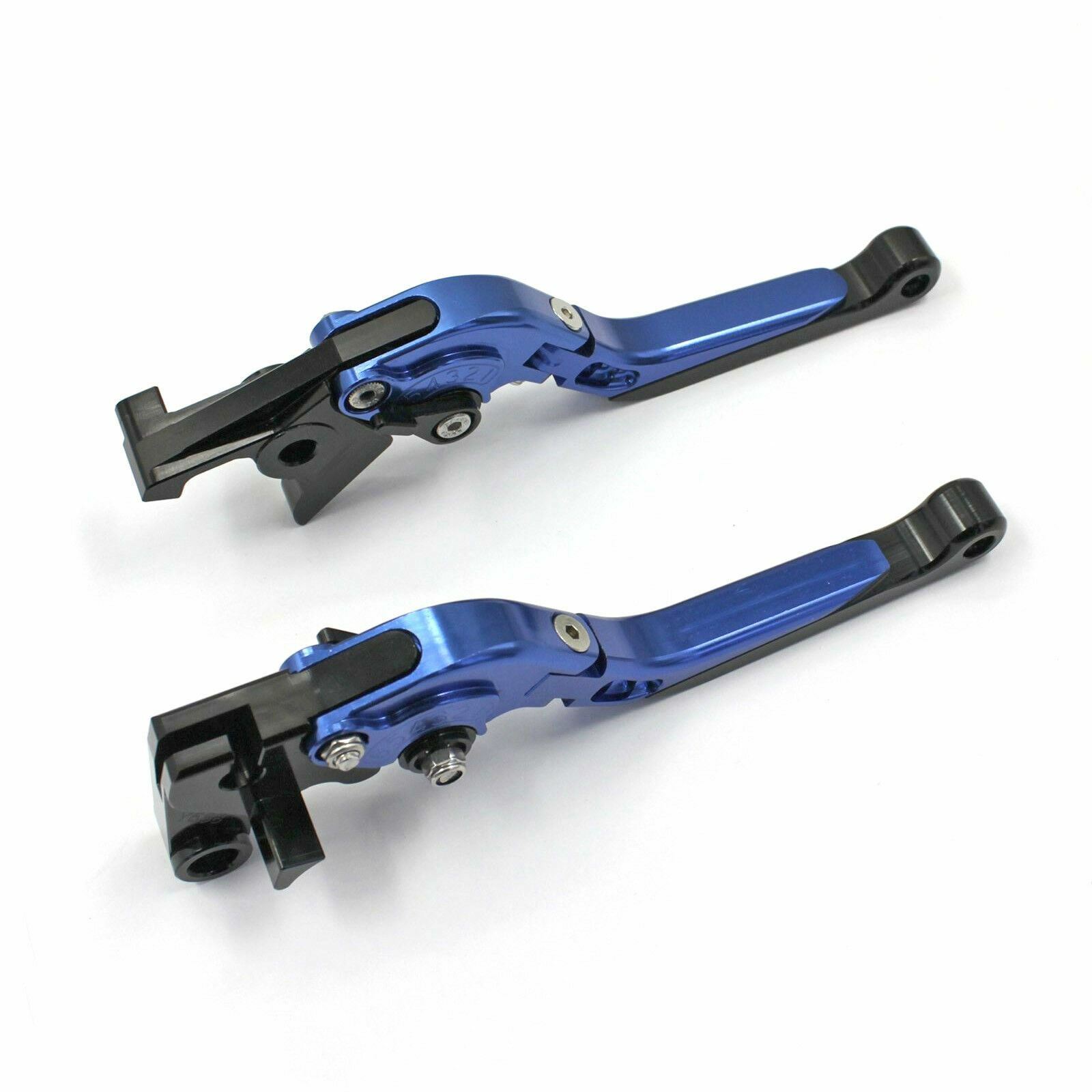 BLUE Adjustable Clutch & Brake LEVERS Set for For YAMAHA YZF R3 2015