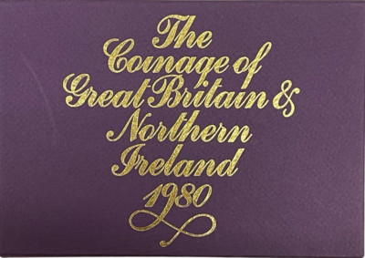 1980 ROYAL MINT COINAGE OF GREAT BRITAIN AND NORTHERN IRELAND PROOF COIN SET