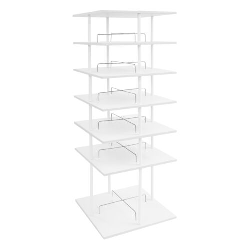 6-stufiges Schuhregal 360° drehbar Schuhregal Organizer Schuhständer - Bild 8 von 20