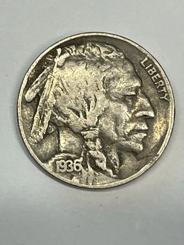 1936-P Buffalo Nickel VF Very Fine