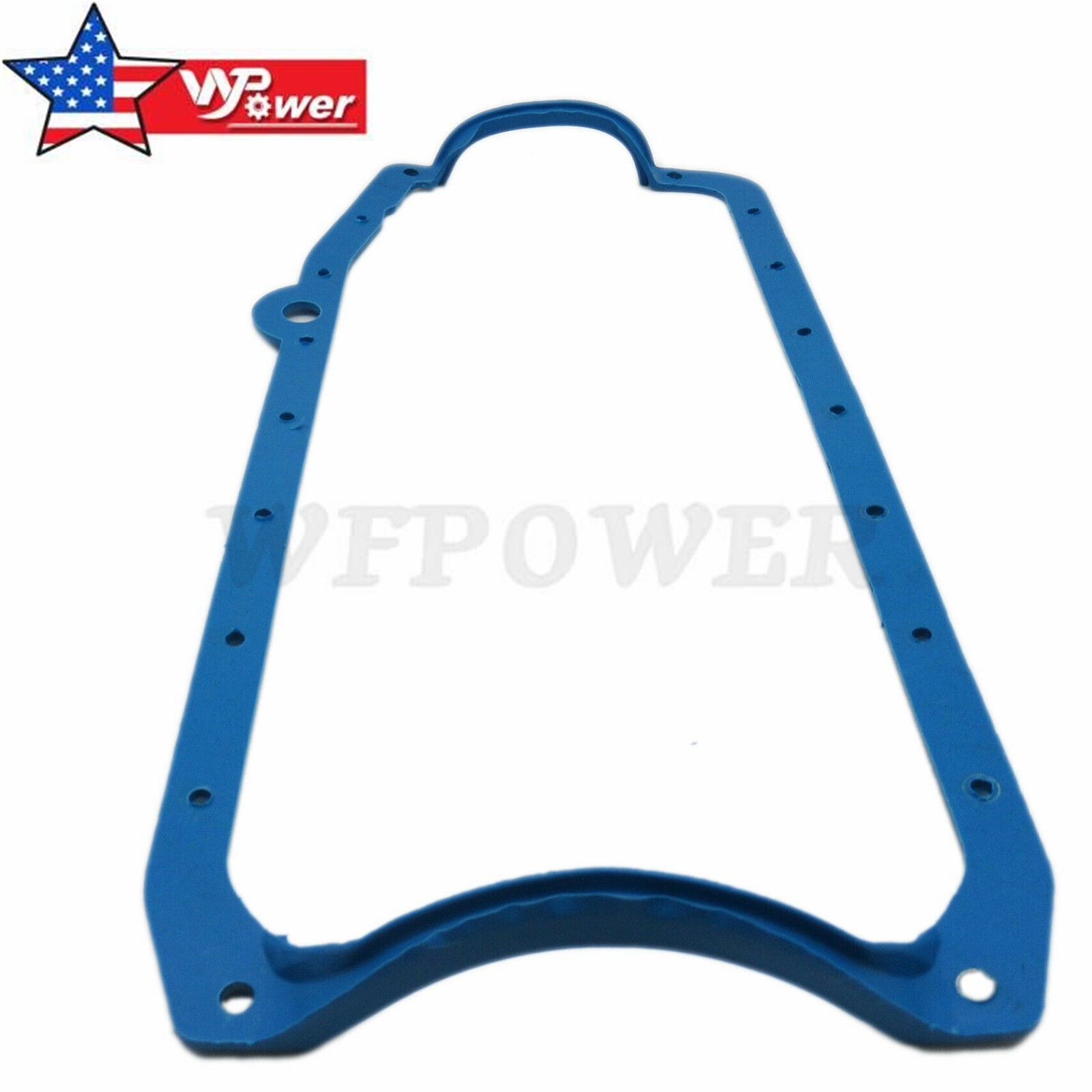 SBC Oil Pan Gasket Blue For SB Chevy V8 265 283 327 350 383 400 Pre 79
