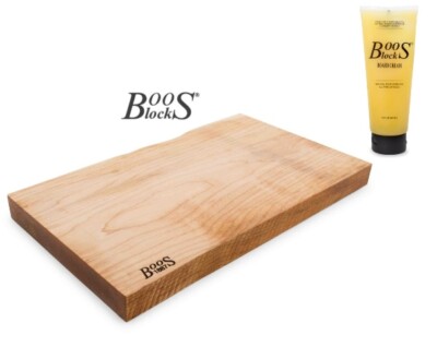 BOOS Blocks 1887 Ahorn 53x30.5x4.5cm + Pflegecreme BB45