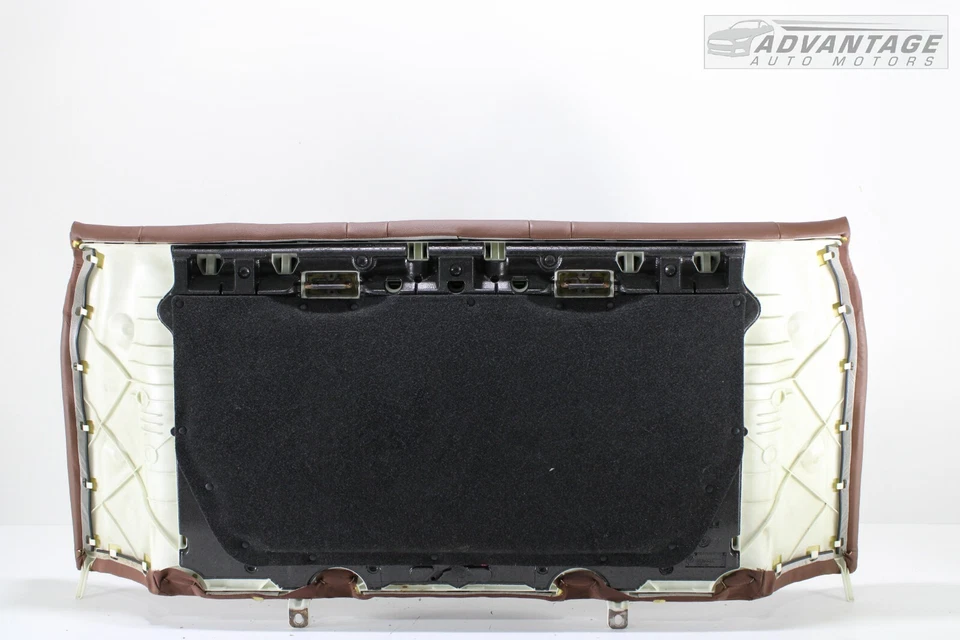 BMW 535I F10 2011-2013 segunda fila asiento superior cojín cuero marrón OEM Foto 2 de 4