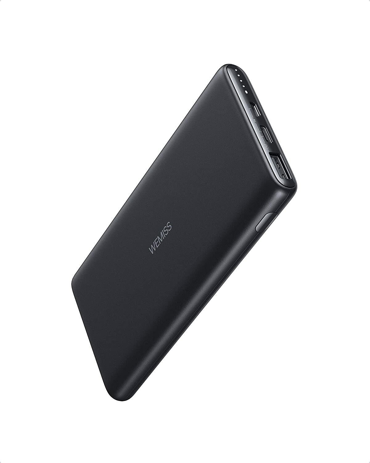 Slim 10000mAh USB C Power Bank by WEMISS - Lightweight & Portable Charger-image
