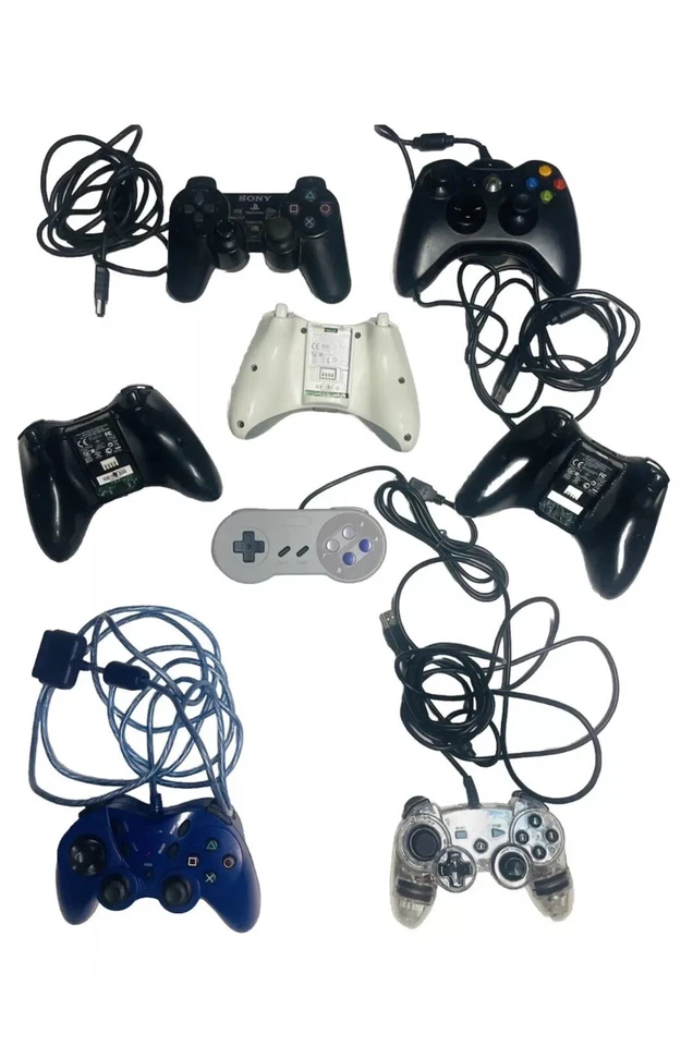 NES, PlayStation 2 And XBOX 360 - Lot Of 8 Various Controllers - Image 2 of 4