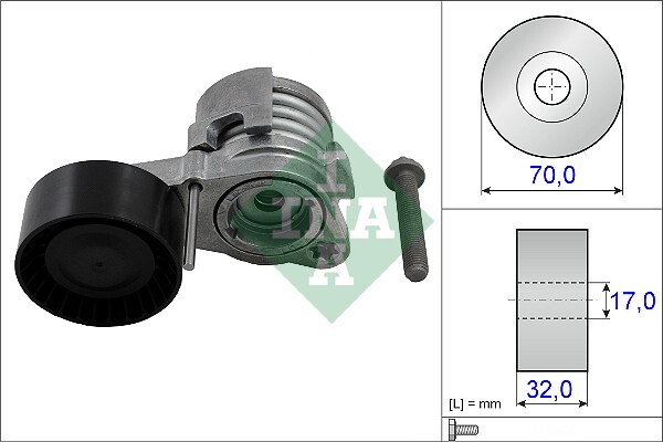 Ina 534 0432 10 Riemenspanner, Keilrippenriemen FüR Bmw, Bmw (Brillanz)-image