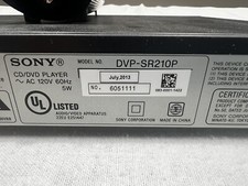 Sony DVP-SR210P