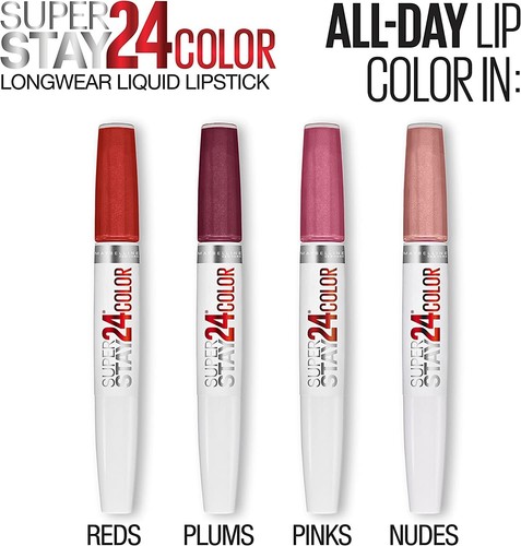 Maybelline SuperStay 24 2-Step Longwear Liquid Lipstick - Blush On 105 Matte NEW - Picture 11 of 12