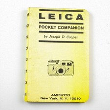Leica Pocket Companion By Joseph D. Cooper - Amphoto Manual Booklet 1968 3rd Ed.